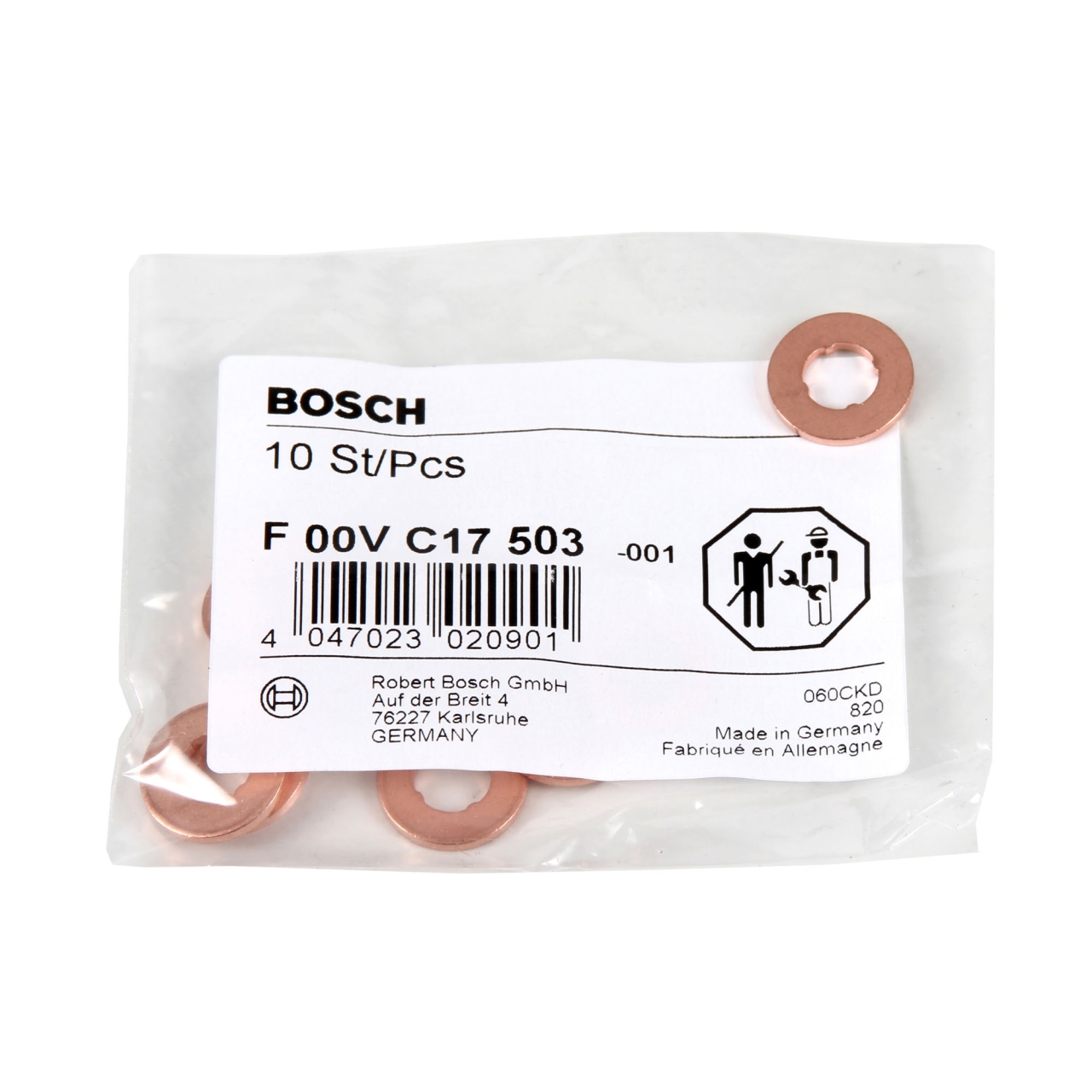 F00vc17503 bosch шайба форсунки